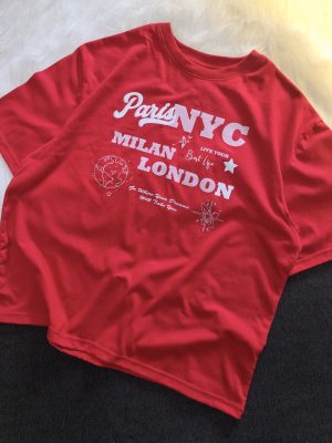 nyc | paris oversized boxy t shirt