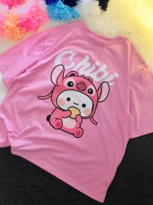 chibi oversized boxy t shirt