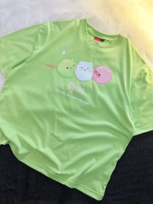 mochi oversized boxy t shirt (sage)